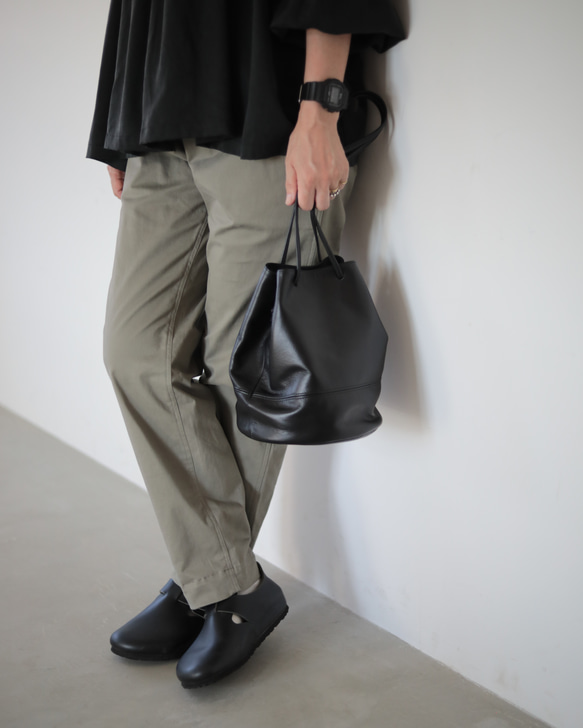 Momo pants / khaki 3枚目の画像