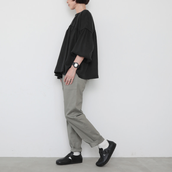 Momo pants / khaki 2枚目の画像