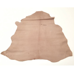 【1枚革】イタリアンキッドスエード ＊ アンチックメタリック加工 ＊ ピンクベージュ ＊M485 5枚目の画像