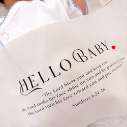 ニューボーンタペストリー＆カード2点セット　ウェルカムベビー　ハローベビー　出産祝い　命名書 5枚目の画像