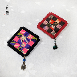 立ち人形 女児 ちりめん細工 お細工物 古布 正絹 アンティーク縮緬