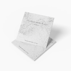 正方形のアクセサリー台紙【白無地】／ピアス台紙／スクエア台紙