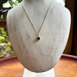 K24純金 スキャポライト・キャッツアイ◇ペンダントトップ 10枚目の画像