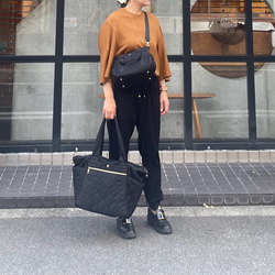 【15%off タイムセール】高級ナイロンビッグトート　2way マザーズバッグ　旅行　通勤通学　お出かけ 13枚目の画像