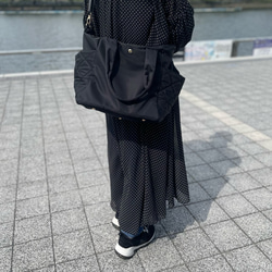 【15%off タイムセール】高級ナイロンビッグトート　2way マザーズバッグ　旅行　通勤通学　お出かけ 15枚目の画像