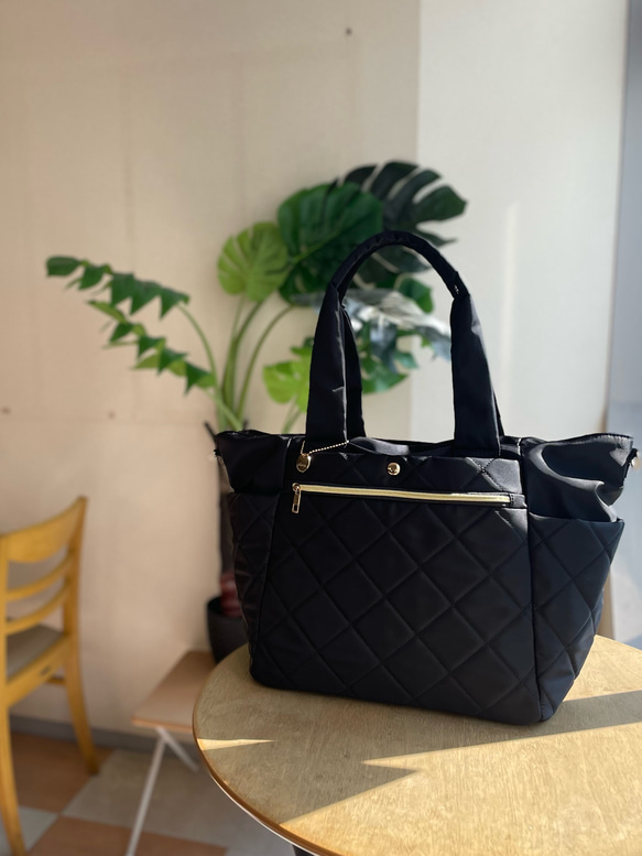 【15%off タイムセール】高級ナイロンビッグトート　2way マザーズバッグ　旅行　通勤通学　お出かけ 20枚目の画像