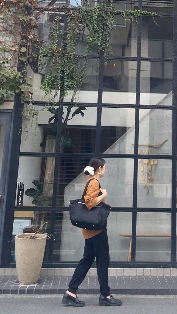 【15%off タイムセール】高級ナイロンビッグトート　2way マザーズバッグ　旅行　通勤通学　お出かけ 11枚目の画像