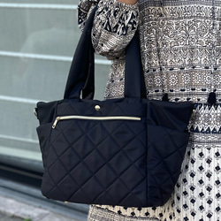 【15%off タイムセール】高級ナイロンビッグトート　2way マザーズバッグ　旅行　通勤通学　お出かけ 19枚目の画像