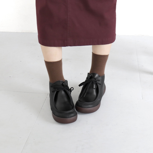 ハイカットワラビーシューズ グリップ付き レディース RegettaCanoe -リゲッタカヌー- CJGS1305 7枚目の画像