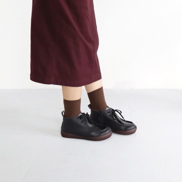 ハイカットワラビーシューズ グリップ付き レディース RegettaCanoe -リゲッタカヌー- CJGS1305 8枚目の画像