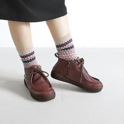 ハイカットワラビーシューズ グリップ付き レディース RegettaCanoe -リゲッタカヌー- CJGS1305 2枚目の画像