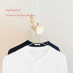 80ｃｍサイズのシンプルな流木のハンガーラック 衣装掛け ハンギング 吊り下げ N8 4枚目の画像