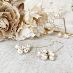 【luxury pearl pierce】 5枚目の画像