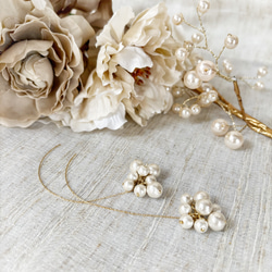 【luxury pearl pierce】 2枚目の画像