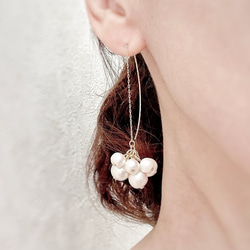 【luxury pearl pierce】 1枚目の画像