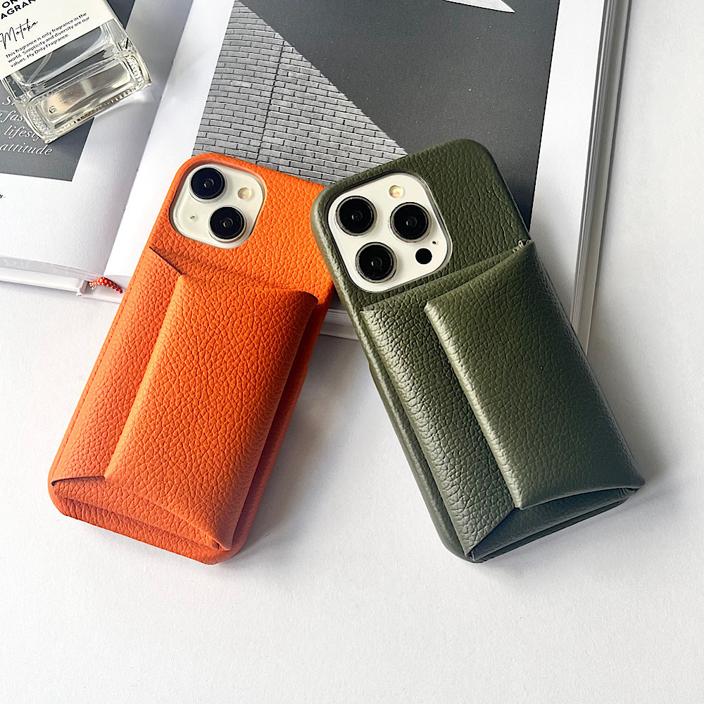 名入れ可　本革 スマホケース　革　名入れ レザー　iPhoneケース