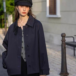 本国ライン白タグ マッキントッシュ ゴム引き ウール ステンカラー