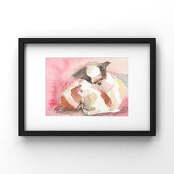 フレンチブルドッグの水彩画 絵画 rie 通販 19833935｜Creema(クリーマ