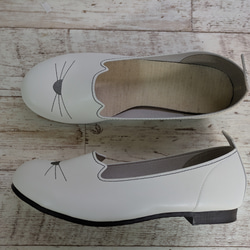 可愛いネコちゃん♪♪　大人も履ける　尻尾もついてる♪♪　幅広対応　フラット　柔らか　ニャンプス　No.119 8枚目の画像