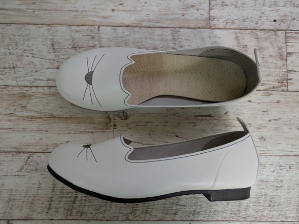 可愛いネコちゃん♪♪　大人も履ける　尻尾もついてる♪♪　幅広対応　フラット　柔らか　ニャンプス　No.119 8枚目の画像