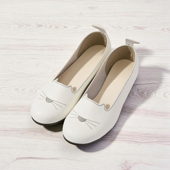 可愛いネコちゃん♪♪　大人も履ける　尻尾もついてる♪♪　幅広対応　フラット　柔らか　ニャンプス　No.119 6枚目の画像