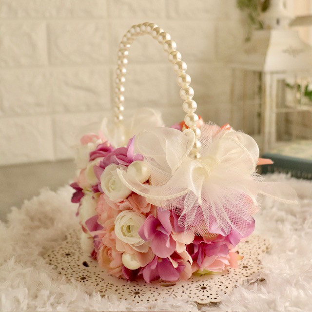 バッグブーケ　七五三バッグ　3歳　7歳　753　前撮り　和装　ドレス　フォトアイテム　成人式　ウエディング　ポニーフック