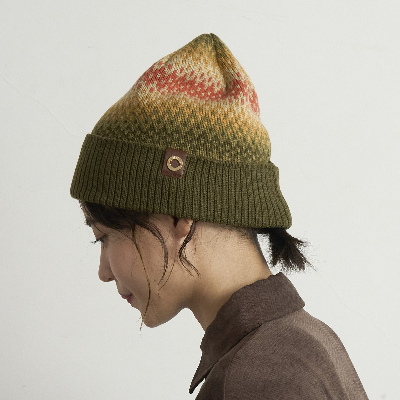 グラデーションワッチ/オリーブ　255-12-205