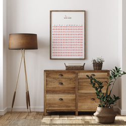 ギターコード表 一覧ポスター A2サイズ 室内用 おしゃれ 分かりやすい バンド 軽音楽 インテリア モノクロ ソノリテ 7枚目の画像