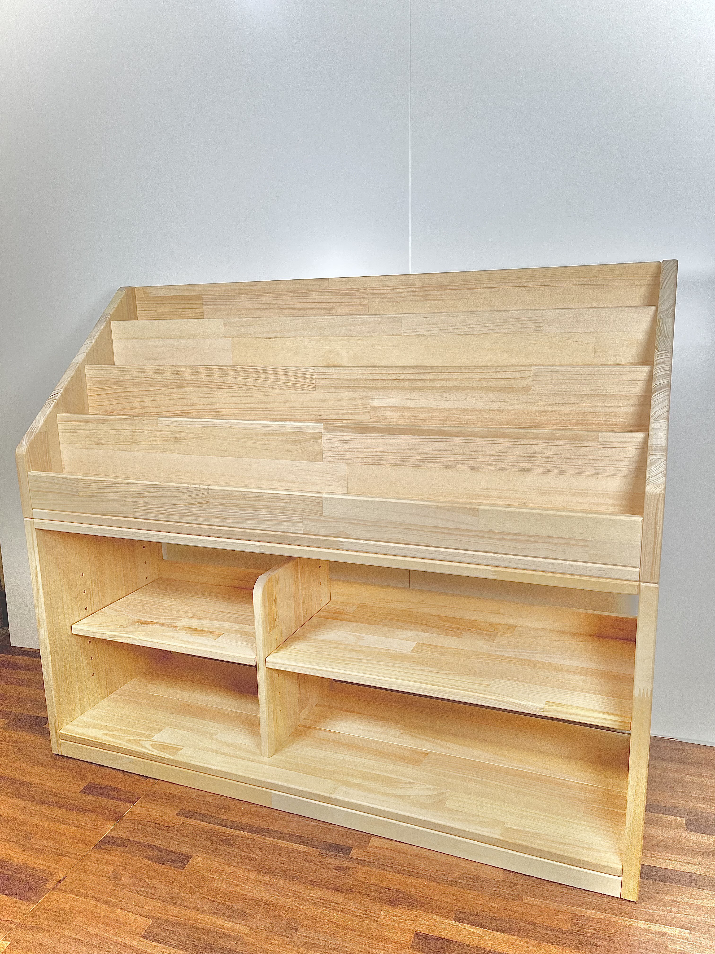 絵本棚　上下取り外しタイプ　40日発送