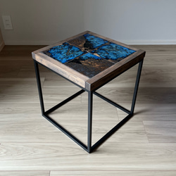 幅85cm] ローテーブル ナチュラル ブラウニー タイルテーブル