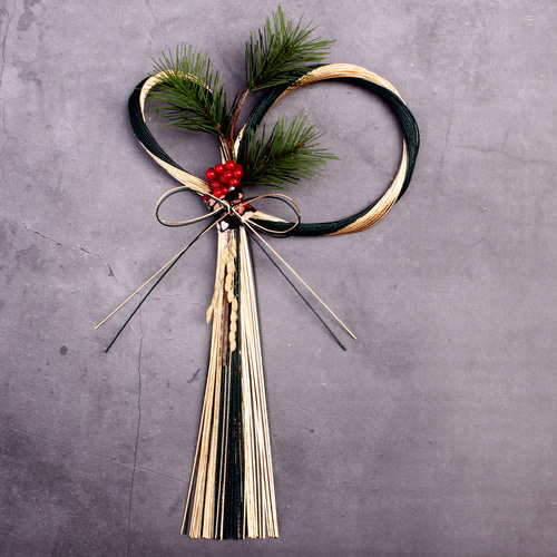 お正月2026】☆新作☆お正月しめ縄凛とした水引き松葉 しめ縄