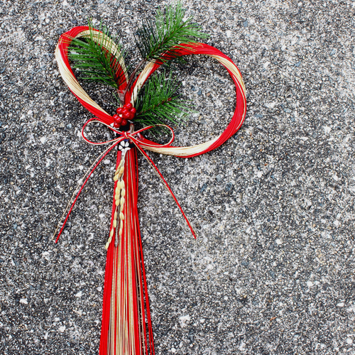 お正月2026☆新作☆お正月しめ縄凛とした水引き しめ縄・しめ飾り