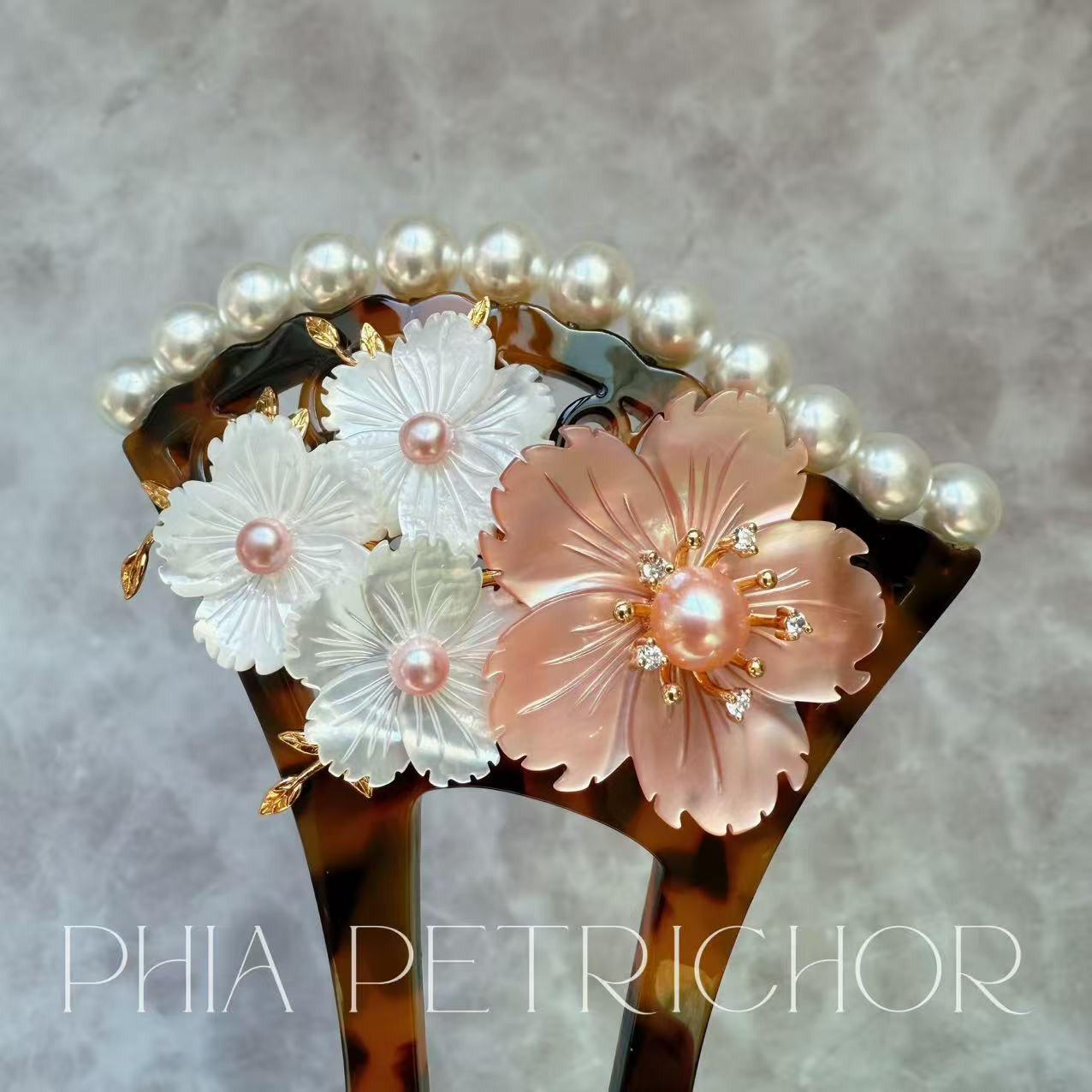 簪 和 K24GP 桜 かんざし バチ型 パール 簪 着物 髪飾り 留袖 着物 成人式 結婚式 卒業式