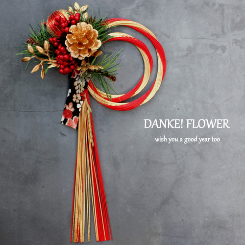 完売しました【お正月2026】☆新作まゆ月お正月水引飾り しめ縄