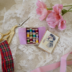 ヴィンテージ フランス リモージュボックス フラワーピンク その他