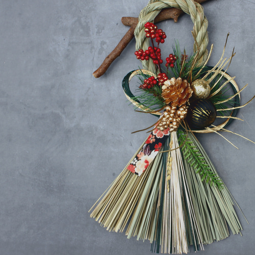 お正月早割2026】☆新作☆本しめ縄モダンお正月しめ縄飾り しめ縄