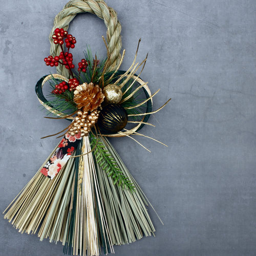 お正月早割2026】☆新作☆本しめ縄モダンお正月しめ縄飾り しめ縄