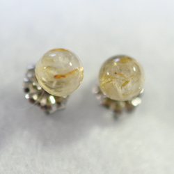 【美品】MONAKA jewelly ゴールデンルチルピアス(片耳用) monaka jewelry 片耳ピアスゴールデンルチル