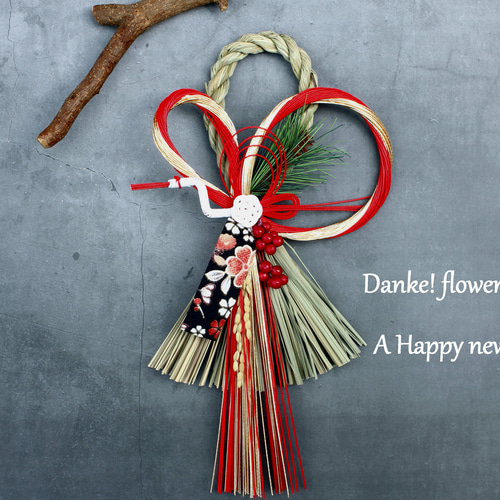 お正月2026】☆新作☆フタバ鶴しめ縄お正月水引飾り しめ縄・しめ飾り