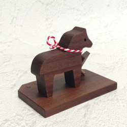 ウォルナットの干支飾り「午」　干支飾り／正月飾り／縁起物 3枚目の画像