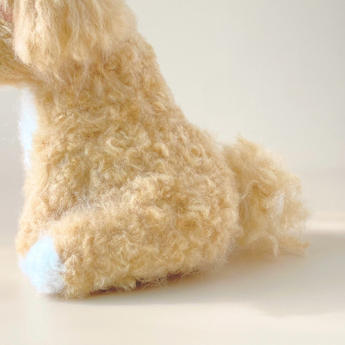 いつでもいっしょ♪ ふわふわマルプー 犬のぬいぐるみ 羊毛フェルト