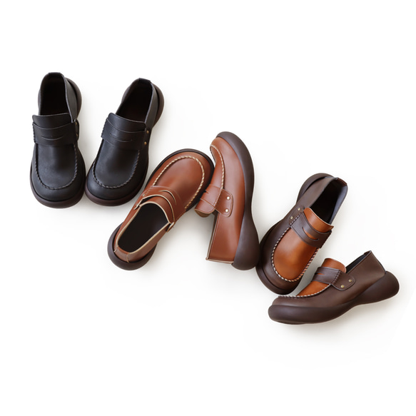 コインローファー アンティーク調 レディース RegettaCanoe-リゲッタカヌー- CJFS-6821 9枚目の画像