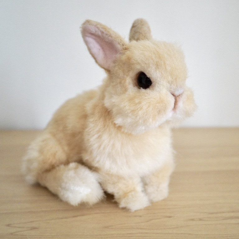 ポーズを自由に変えられる♪うさぎのぬいぐるみ（1点もの）｜詳細画像