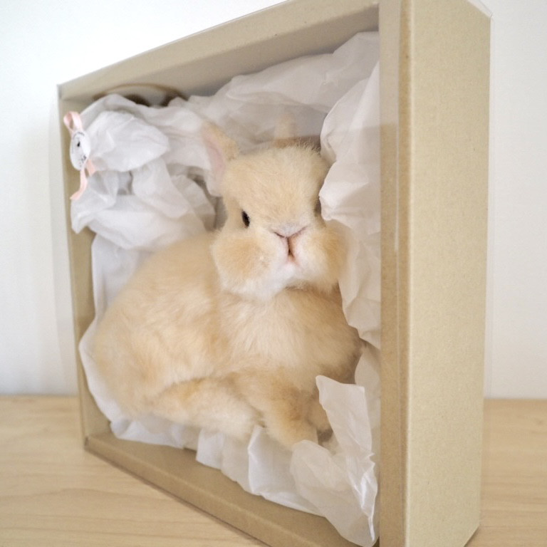 ポーズを自由に変えられる♪うさぎのぬいぐるみ（1点もの）｜詳細画像