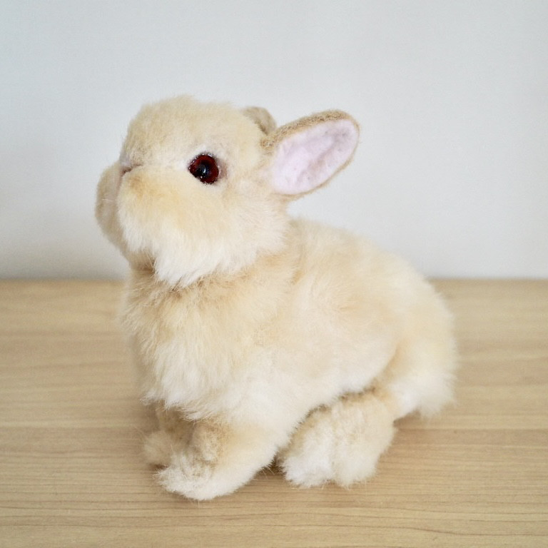 ポーズを自由に変えられる♪うさぎのぬいぐるみ（1点もの）｜詳細画像