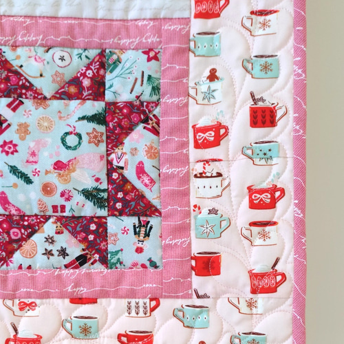 クリスマスキルト/タペストリー/マルチマット(happy holidays