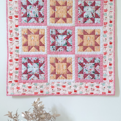 クリスマスキルト/タペストリー/マルチマット(happy holidays