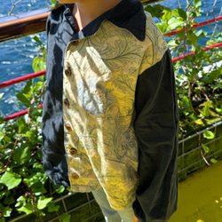 【サイズ90】男の子のための花柄シャツ(白) 7枚目の画像