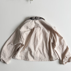 【サイズ90】男の子のための花柄シャツ(白) 4枚目の画像