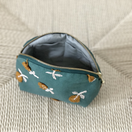 限定⚮̈ミナペルホネン シェルポーチ skip × tambourine ポーチ